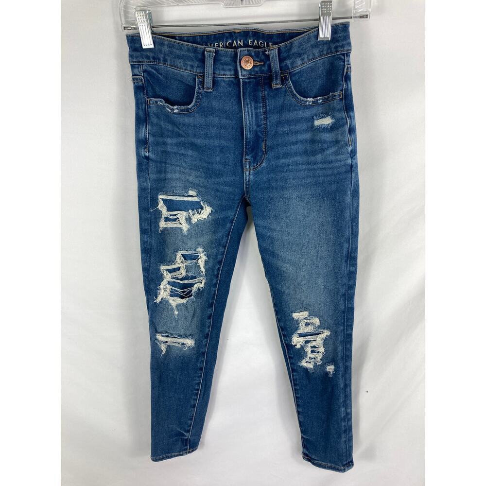 American Eagle The Dream Jean High Rise Jegging Crop Size 2 Short